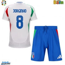 Italia Jorginho Frello #8 Bortedraktsett Barn EM 2024 Kortermet (+ Korte bukser)